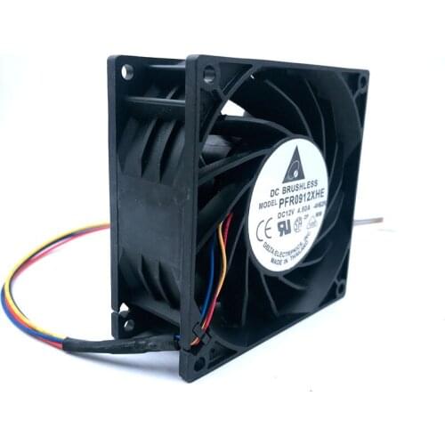 For delta PFR0912XHE 90*90*38mm 9CM 4.5A 12V for Server Extensions machine cooling fan