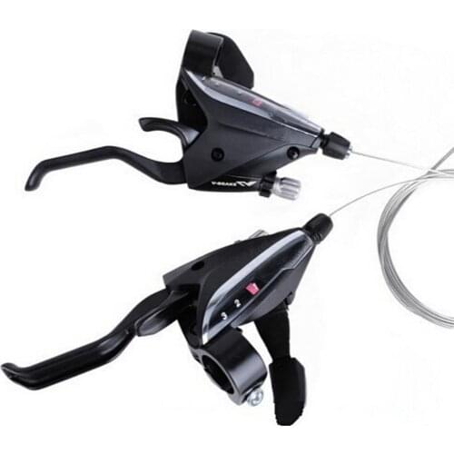 1 Pair 8 Speed Bicycle Derailleur Shift Levers MTB Mountain Bike Shifter Folding Bike Bicycle Shifting Derailleur Bike Shifter