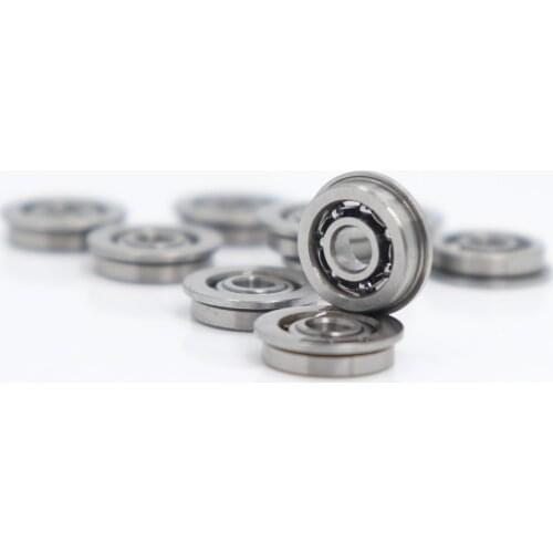 10PCS MF93 Flange Bearing 3x9x2.5 mm ABEC 3 Miniature Flanged Non Standard Deep Groove Open Bearings 93