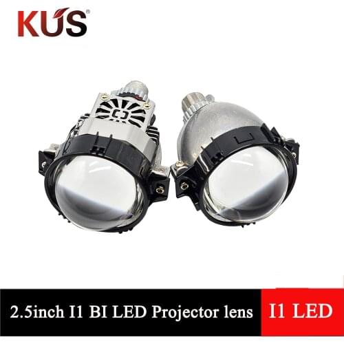 2.5inch 35W bi led projector lens LED Headlight High Low Beam headlight universal lens fit h1 h4 h7 d1 hb3 hb4 retrofit modify