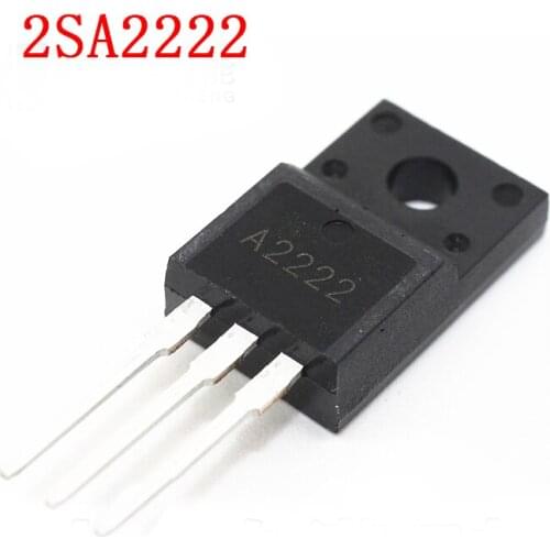 2pcs/lot 2SA2222 2SC6144 TO-220F 1pairs 1pcs A2222 + 1pcs C6144 TO-220