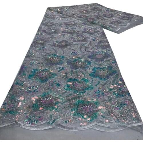 African Lace Fabric 2021 Embroidered Nigerian Laces Fabric Bridal High Quality French Tulle Lace Fabric For Wedding cd66-486