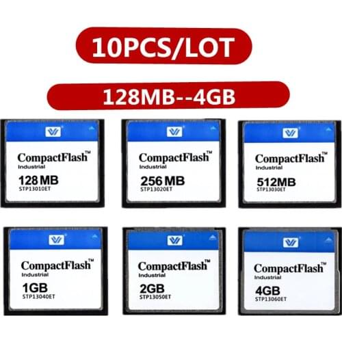 Promotion! 10pcs 128MB 256MB 512MB 1GB 2GB 4GB Compact Flash I Memory Card Industrial CF card, High Speed