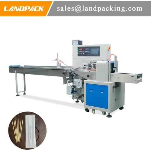 Toothpick automatic flow wrap machine Plastic bag packing