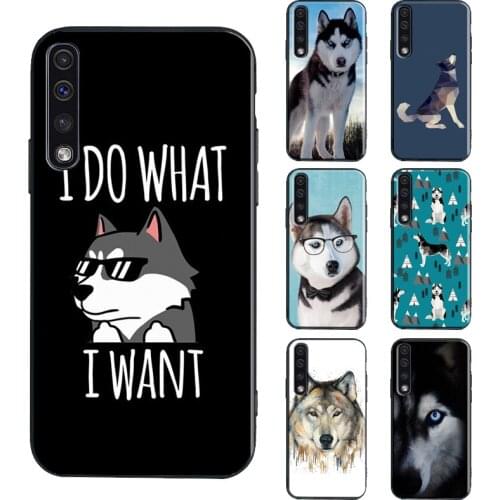 Siberian Husky Dog Phone Case For Samsung A71 A51 A31 A11 A21S A20e A70 A50 A40 A10 A20 S A12 A32 A42 A52 A72