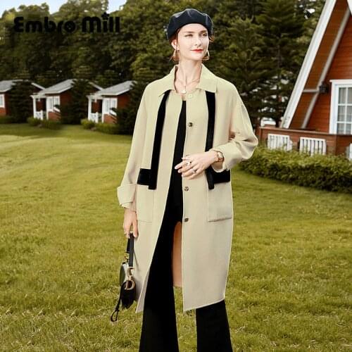 Женские стильные пальто Embro Mill China At AliExpress