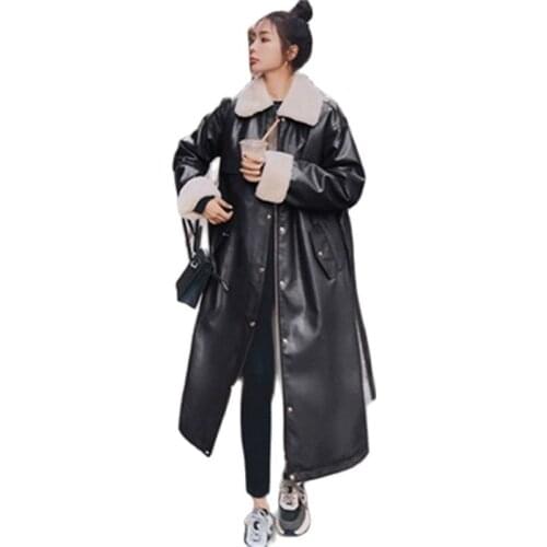 JQNZHNL Women's Leather Down Jackets
