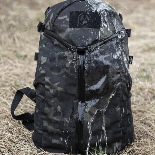 New Camouflage Tactical Combat Backpack Large Capacity Waterproof Army Fan Outdoor Camping Hiking Climbing Rucksack Training Bag