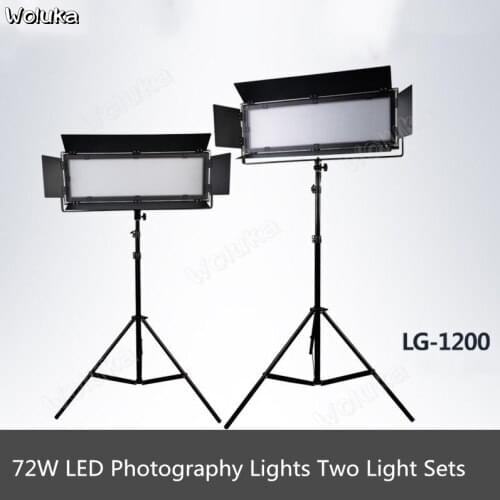 LG-1200 LED two lights set photography lights stage lights 1200 72W lamp beads indoor and outdoor shooting video lights CD50 T08