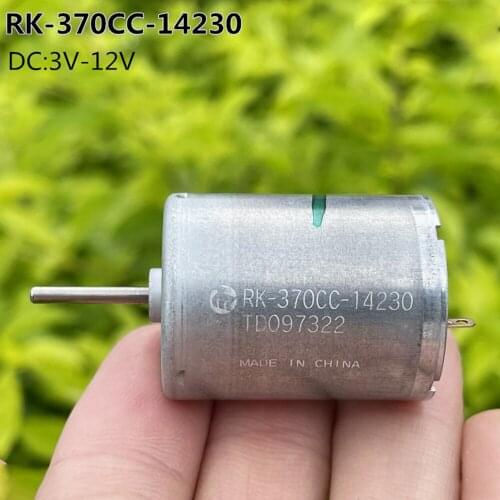 Mabuchi RK-370CC-14230 Micro DC Motor 3V-12V 7.4V 2150RPM-8650RPM Carbon Brush High Torque Electric Machinery for Model Toy