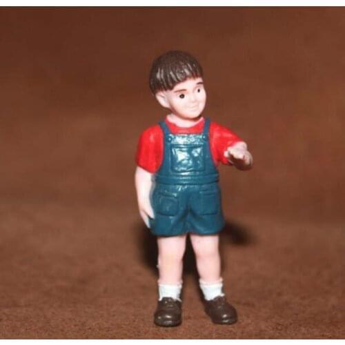 5pcs/lot High Simulation Little Boy Model Toy 5cm Boys Toys Kids Toy Birthday Gift Home Decoration Pvc Material Good Quality