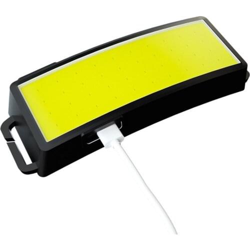 New outdoor sports lighting fishing COB soft light night running light usb charging cycling flood light running headlight