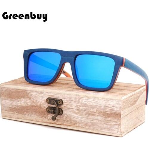 New Color Skateboard Wood 2021 Mens Simple and Elegant Sunglasses | TACUV400 Anti-UV Sunglasses | Travel Sunshade Ladies Sungla