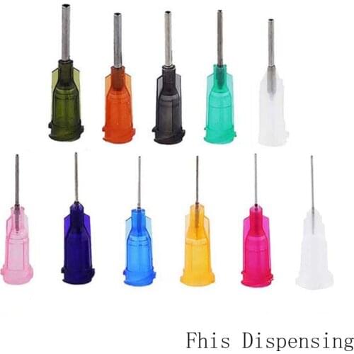 Wholesale 14G-27G W/ISO Standard Precision Passivated S.S Dispenser Tip 0.5 " Tubing Length Glue Dispenser Needles Pack of 20000