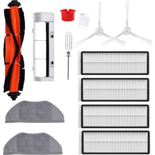 Main Side Brushes Filter Rag Mop Cloth for Mijia G1 Robot Vacuum Cleaner Parts Replacement Brush Cleaning Pad Filters