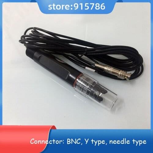 3/4 industrial online PH meter Online PH sensor PH composite electrode 0 ~ 14PH sewage pH detection PH electrode BNC Y type