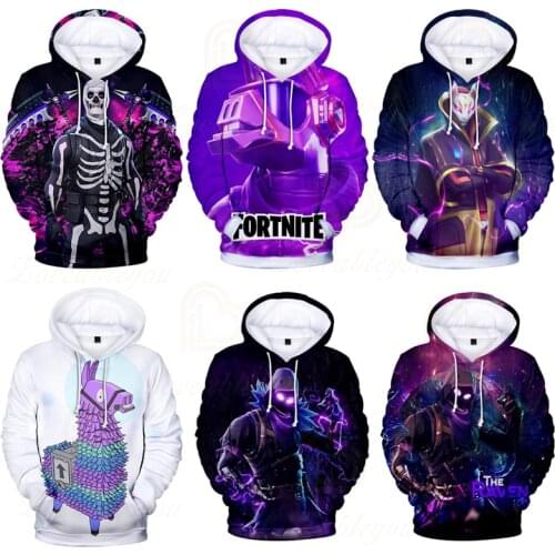 Fortnite 3d Hoodie Battle Royale Streetwear Kids Hoodies Victory Game Sweatshirt Men and Women Harajuku Jacket Coat Teen Clothes