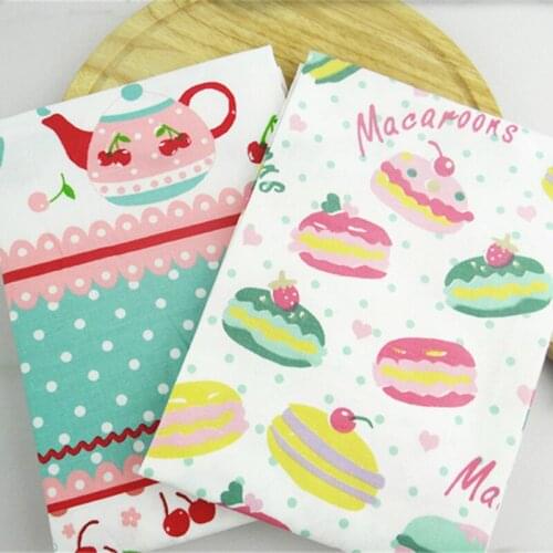 40x60cm Cherry Macaroons Cotton Napkin Tableware Mat Kitchen Towel Nordic Ins Style Baking Photos Background