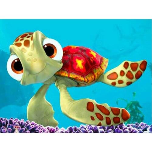 Full Square/Round Drill 5D DIY Diamond Painting "Cartoon Turtle" 3d RhinestonesEmbroidery Cross Stitch 5D Home Decor Gift