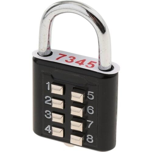 Security 8 Digit Combination Padlock Luggage Lock Travel Suitcase Lock
