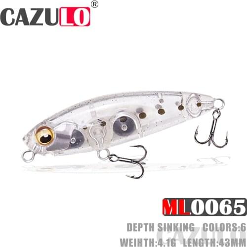 Pencil Fishing Accessories Lures Isca Artificial Weights 4.1g 43mm Bait Sinking Wobblers Pesca Angeln For Pike Fish Goods Leurre