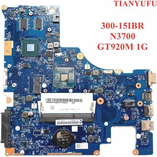FOR LENOVO 300-15IBR Laptop motherboard With N3700 CPU 920M 1GM video card BMWC1/BMWC2 NM-A471 Motherboard 100% fully tested