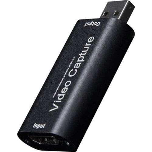 Mini 4K 1080P HDMI-compatible To USB 2.0 Video Capture Card Game Recording Box for PS4 Game Youtube OBS Live Streaming Broadcast