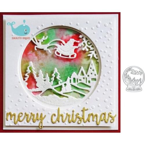 New Design Christmas Ball Tree Metal Cutting Dies Scrapbooking Stencils Template Album Paper DIY Cards Craft Embossing Die Cuts