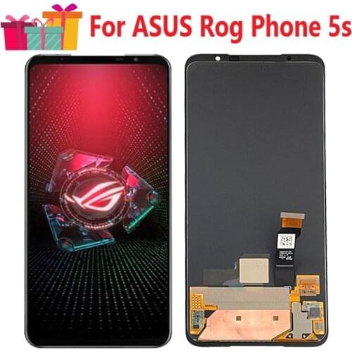 Original AMOLED Display 6.78" For Asus ROG Phone 5 Pro ZS673KS-1A079IN LCD Touch Digitizer Screen Assembly