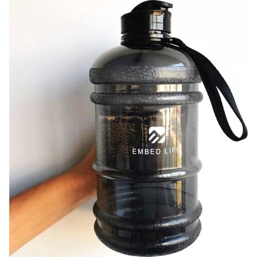 Embed Life 2.0L Large Capacity Fitness Camping Sport Water Bottle Free Bpa Flip Cover Drinking Port 70oz Gym Handgrip kettle