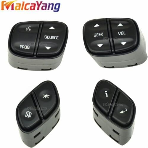 For GMC Yukon Chevrolet Hummer Steering Wheel Radio Volume Control Switch H2 21997738 21997739 1999442 1999443 LED Light