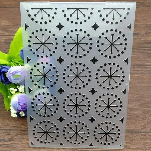 PLASTIC EMBOSSING FOLDER Sporadic grid DIY scrapbook album card gift packing decoration cutting dies paper craft making