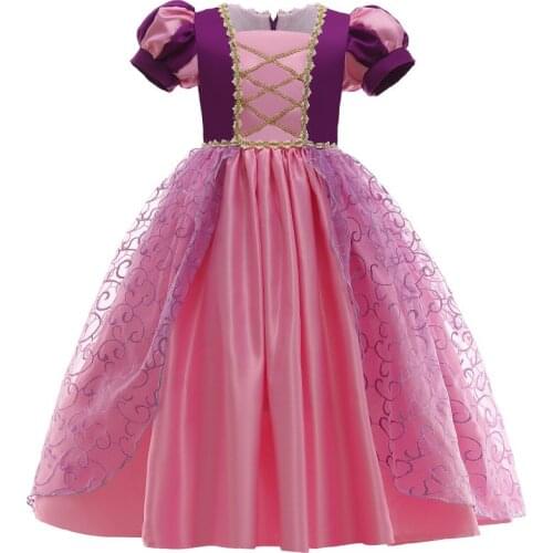 Girl Dresses Birthday Party Clothing Wedding Flower Girls Ceremony Dress Kids Cosplay Mesh Vestidos Children Princess Dress