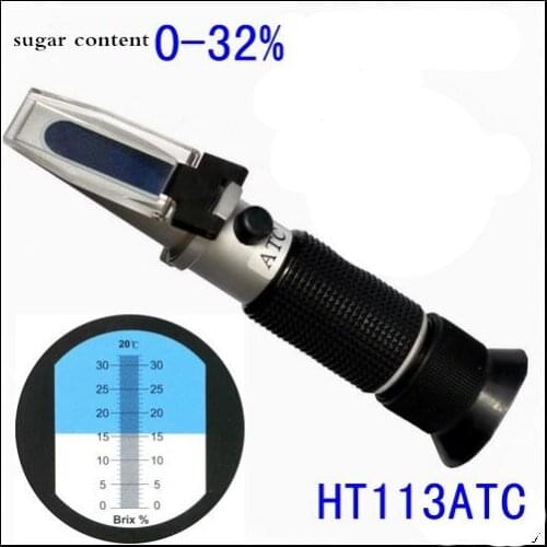 Refractometer sugar degree meter saccharimeter measure sweetness salinometer cutting fluid density Concentration meter