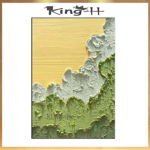 Hand painted Modern Abstract canvas Oil Paintings Thick acrylic painting Luxury Villa Paintings Restaurant living room Entrance