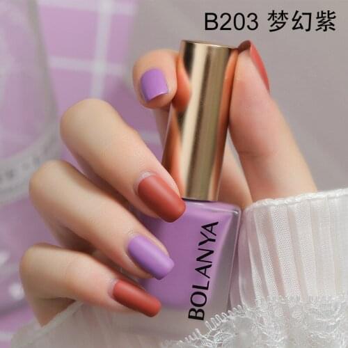 12ML Nail Polish Removable Glossy Matte Nail Polish No Odor Quick-Drying Water-Based Nail Polish Candy Color Nail Polish