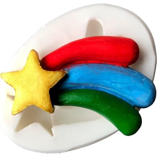 Meteor Shape Fondant Cake Silicone Mold Chocolate Molds Cookies Candy Pastry Mould Biscuits Baking Cake Decoration Tools Kitchen
