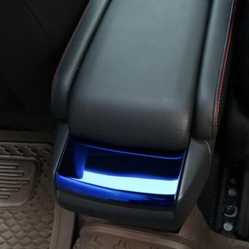 SBTMY Car styling Rear row adornment sequins of car armrest For Honda Civic 10th 2017 Accessories