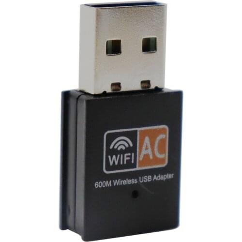 600mbps wifi Dongle PC Network Card Dual Band USB Wifi Adapter Wireless Network Card 2.4GHz+5GHz Wireless USB WiFi Adapter