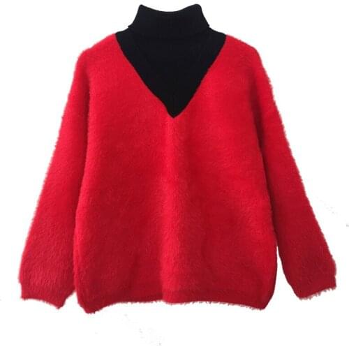 Women clothing 2020 autumn New best-selling high-quality high neck sweater Fashion trend Outdoor loose womens sweaters