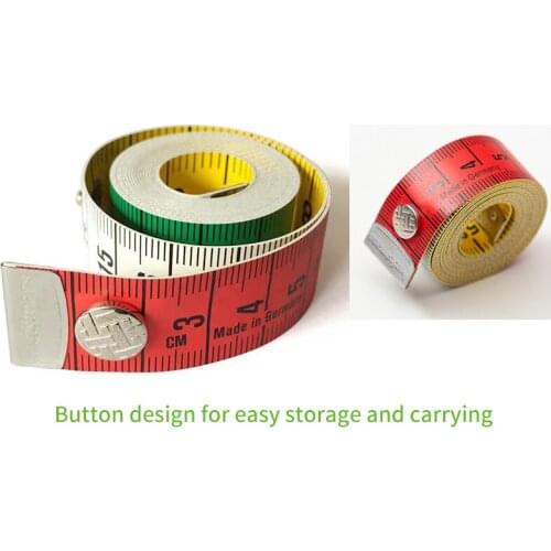 1 Roll 1.5 Meter Clothes Waist Bust Button Measuring Tape Tool Measuring Measurement TailorS Sewing Tools