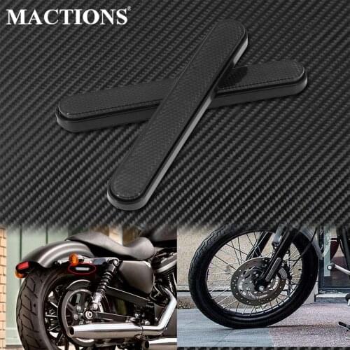 2Pcs Motorcycle Front Fork Reflector Sticker Lower Legs Slider Safety Warning For Harley Touring Sportster XL883 Touring Dyna
