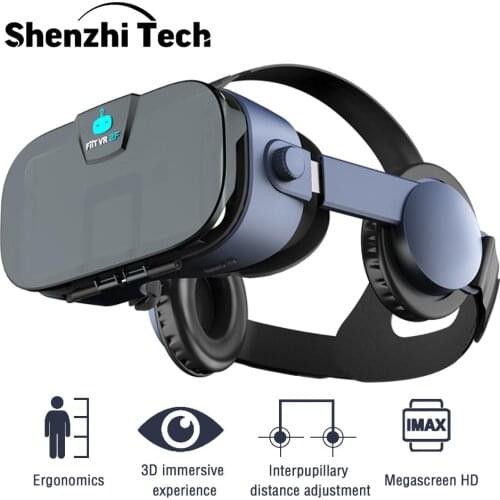 FiiT VR2F Virtual Reality 3d Glasses Headset VR Google Cardboard Helmet for IOS Android