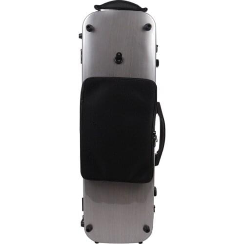 4/4 violin case black color carbon fiber composite material violin case 4/4 White color