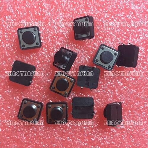 50pcs X 12 * 12 * 7 Micro switch Tactile switch imported shrapnel button switch
