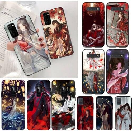 TOPCASHOP style Tian Guan Ci Fu Phone Case for Samsung S20 plus Ultra S6 S7 edge S8 S9 plus S10 5G lite 2020