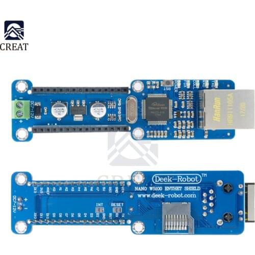 Ethernet Nano Shield W5100 Ethernet LAN Network Module Micro-SD Support TCP UDP For Arduino V3.0 R3 Mega 2560