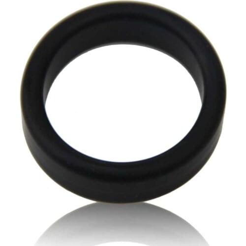 Delay cock ring black lasting ejaculation penis ring Penile Silicone extender erection couple sex products toys for men