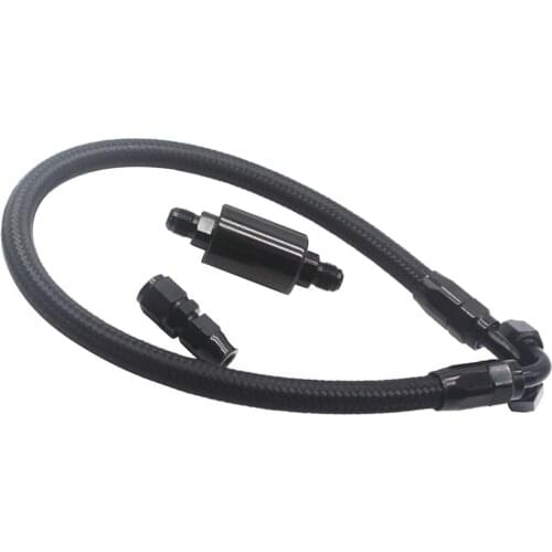 Fuel Line Kit Filter w/ Connectors for Honda Civic EK B/D/H Series 1996-2000