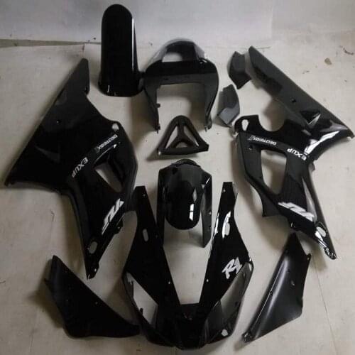 Body Unpainted Full Fairing Kit black For YAMAHA YZF-R6 03-05 YZFR6 YZF600 YZF R6 R 6 YZF 600 03 04 05 2003 2004 2005 Fairing